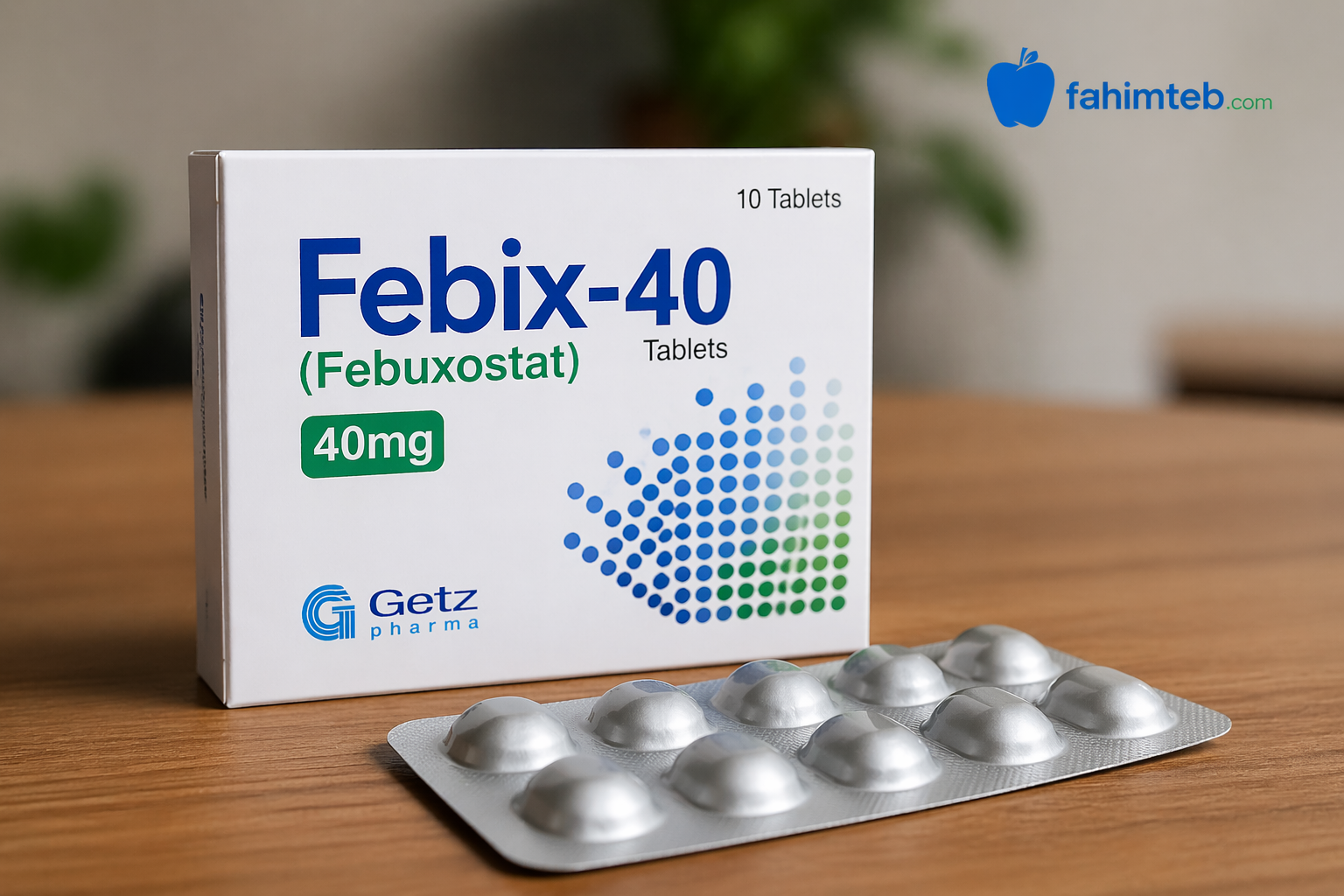 قرص فبیکس 40 (فبوکسوستات)|fahimteb.com