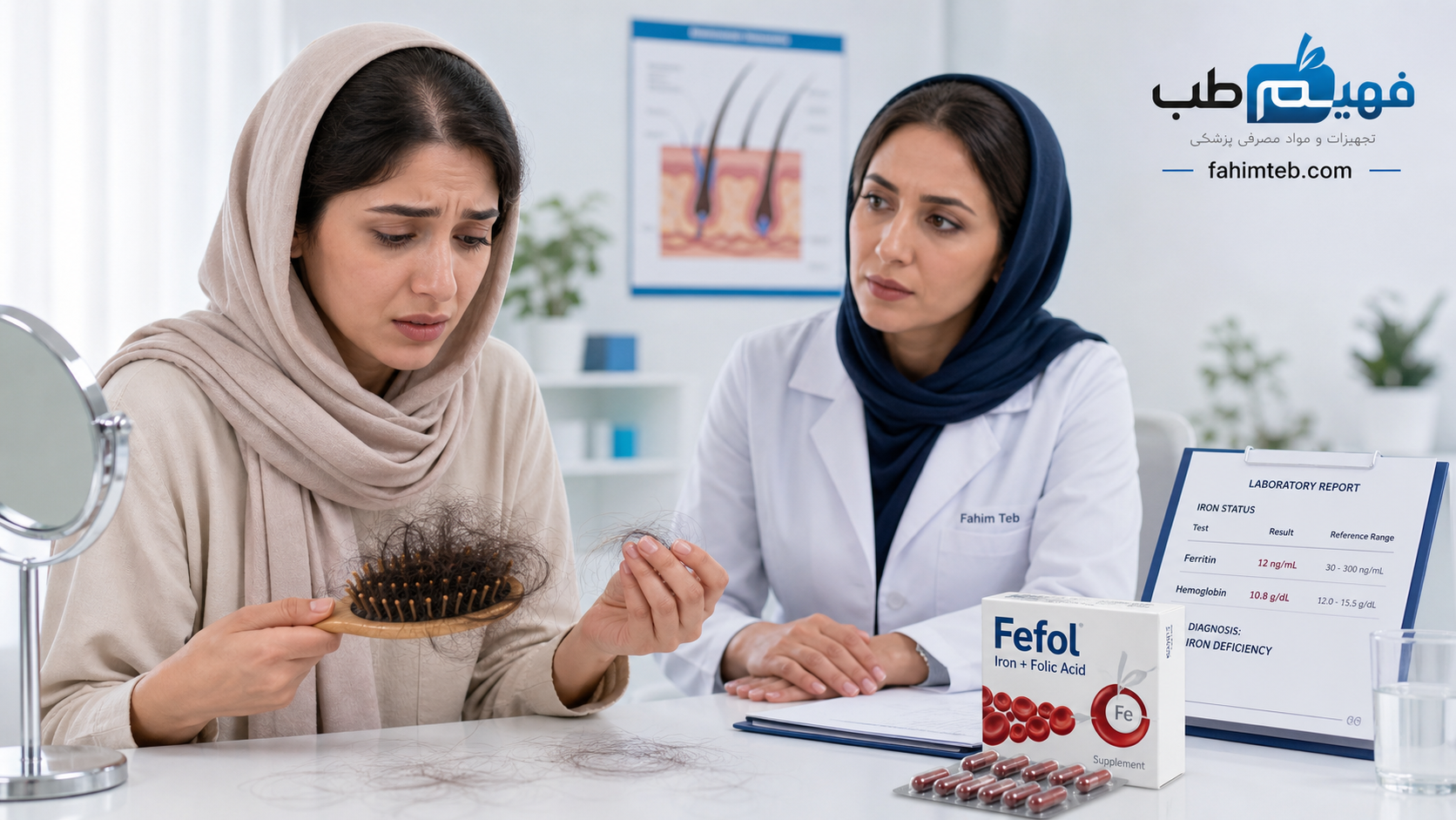 کاربرد قرص فیفول- از بارداری تا ریزش مو و کم خونی