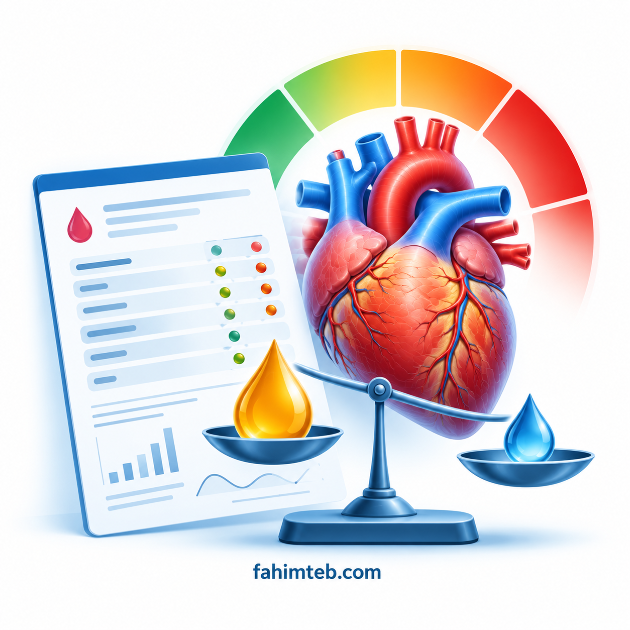 risk factor در آزمایش خون باید چند باشد؟ محاسبه ASCVD و نسبت HDL